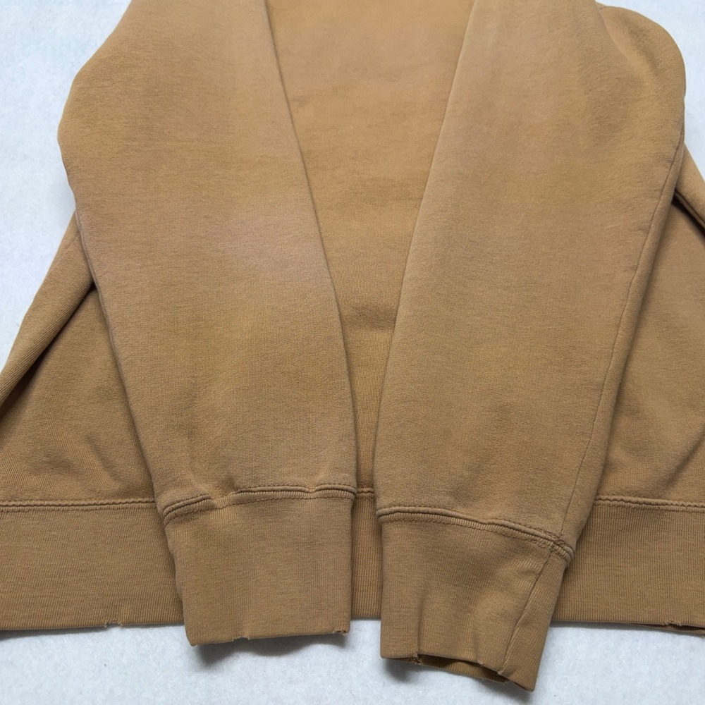 Y2K Aeropostale Hoodie Pullover Athletics Dept Graphic Cotton‎ Blend Brown Small - Picture 6 of 14